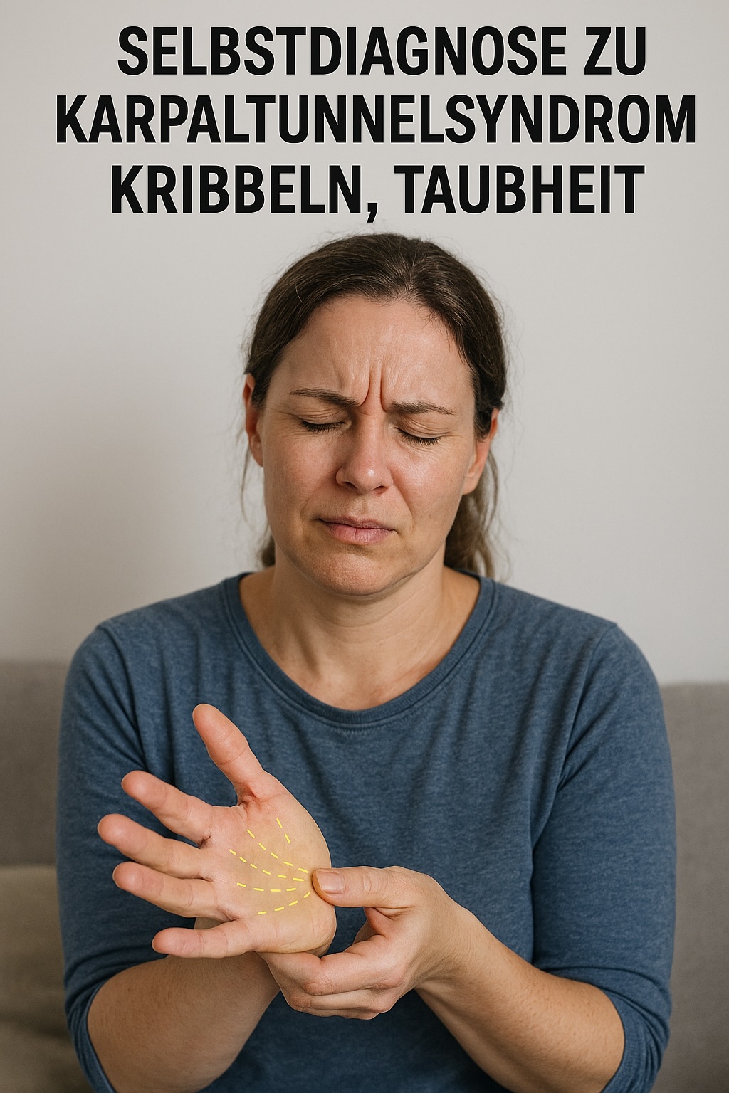 Karpaltunnelsyndrom: Ursachen, Symptome und Selbst-Diagnose