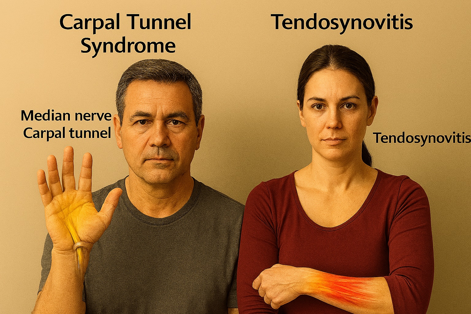 Karpaltunnelsyndrom oder Sehnenscheidenentzündung? So erkennst du den Unterschied